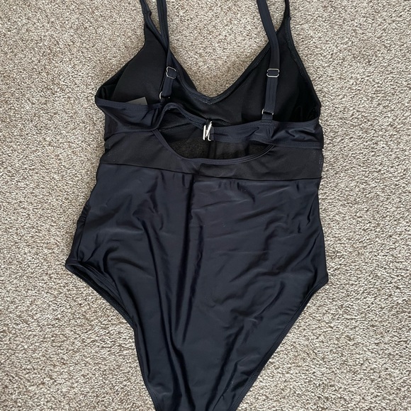 Black Maternity Swim Suit - Picture 2 of 2
